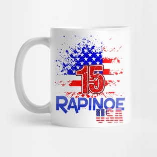 Megan Rapinoe woman soccer rules the world jersey 2019 Mug